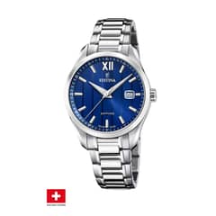 FESTINA SWISS - Reloj F20026/2 Azul Hombre Crono Deportivo