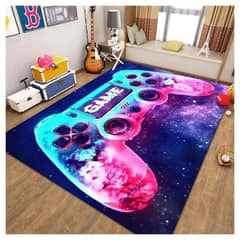 SMARTY - Alfombra Lisa Juvenil Infantil Gamer Diseño Big Joystick 150x200CM