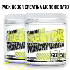BINAH - Creatina monohidratada 100% Pack 600gr - 120 servicios -