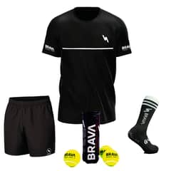 BRAVA PADEL - Pack BRAVA ONE - Polera Tarro+ Short Calcetas