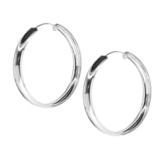 GENERICO - Aros Argollas lisas elaboradas en plata Italiana 925 34.8