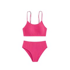 GENERICO - Bañador bikini unicolor para niñas.