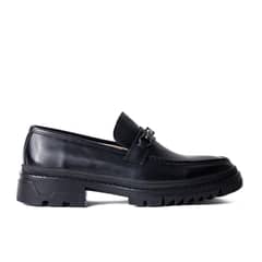 ZAMETA - Mocasín Urbano Tassel Negro Liso