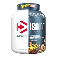DYMATIZE - ISO 100 5 LB COCOA PEBBLES DYMATIZE.