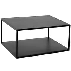 LIVING MARKET - Mesa de centro Kolding Negra Hand Made