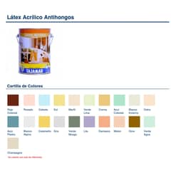 TAJAMAR - LATEX 1/4 GAL VERDE LIMA TAJ