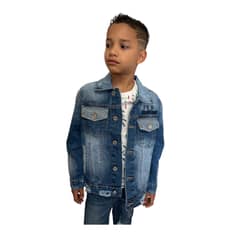 GENERICO - CHAQUETA DE JEANS MEZCLILLA PARA NIÑOS