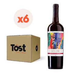 7 COLORES - 6x Vino Reserva Carmenere-Cinsault 13° 750cc