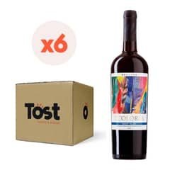 7 COLORES - 6x Vino Reserva Merlot-Malbec 13° 750cc