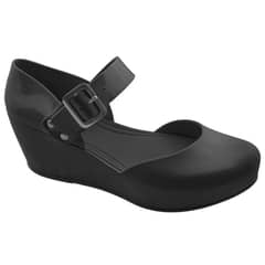 BOAONDA - Sandalia Mujer Plataforma Cris Negra