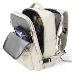 WELDMON - Mochila viajecon Puerto de USB y Zapato Compartimentonegro