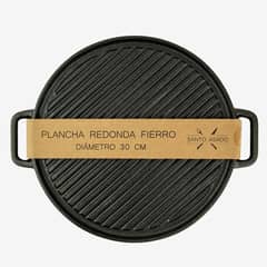 DECO EXPRESS - Plancha Redonda Fierro 30 Cm