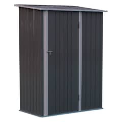EL BARCO - Bodega Jardín 142x84x189 Gris