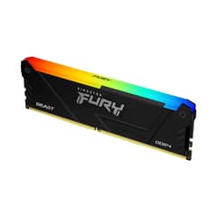 KINGSTON - Memoria RAM Fury Beast RGB DDR4 8GB 3600Mhz Intel XMP AMD - KF436C17BB2A/8