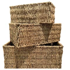 BRIC - Cestas de seagrass set de 3