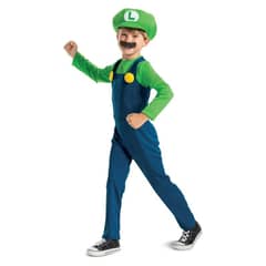 OEM - DISFRAZ NINTENDO LUIGI BROSS FANCY TALLA 4-6 AÑOS