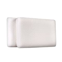 5 SUEÑO - Almohadas 5º Sueño Pack 2 Unidades Blanco Viscoelástica 65x38cm
