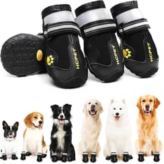 COREJOY - Zapatos Impermeables Para Perros talla 6 -Negro
