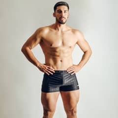 POWERSPORT - BAÑADOR SUNGA TIPO BOXER H SUMERSIÓN SCALE NEGRO