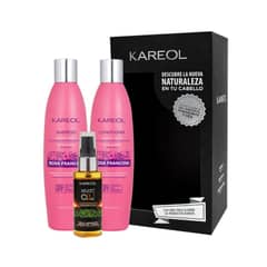 KAREOL - Pack Rosa Francesa Shampoo Acondicionador 300ml Multi Oil System 60ml.