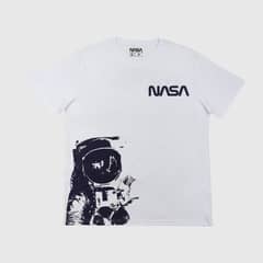 NASA - Polera Hombre Cool Blanco