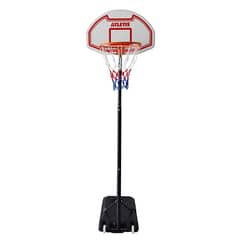 ATLETIS - Aro de Basquetball Street 2M Ajustable Rojo