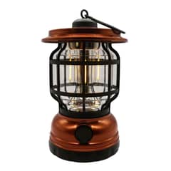 HB IMPORTACIONES - Lámpara Portátil de Camping Recargable USBSolar Retro