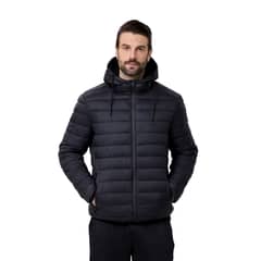 EASTONE - Parka Con Capucha Hombre Y Forro De Peludo