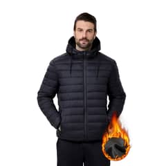 EASTONE - Parka Con Capucha Hombre Y Forro De Peludo