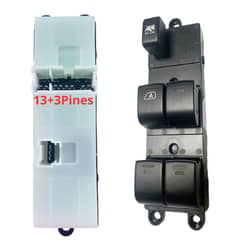 GENERICO - Botonera Alzavidrios Nissan Qashqai J10 2007-2016 13-3pines