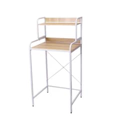 SOHOGAR - Estante De Metal Para Loggia o Baño blanco