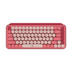 LOGITECH - Teclado Pop Keys Rojo Mecánico Inalambrico Heartbreaker