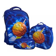 OMAS - Mochila Infantil Incluye Estuche Y Lonchera 40X30X18cm NIÑO