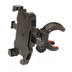 TECMASTER - Soporte Bicicleta Y Moto Celular Rotación 360 Negro
