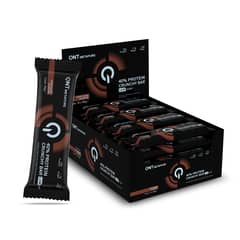 QNT - Caja x 12 Barras de Proteina Crunchy Bar 65gr Chocolate