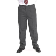 GENERICO - Pantalón Escolar Slim Spandex Niño Gris - Tallas 14 a 58