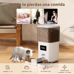 AIZO - Comedero Smart Cuenco Doble Wifi Temporizador 6L