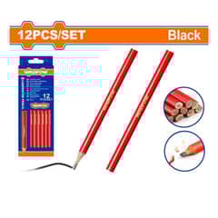WADFOW - Set De 12 Lapiz Carpintero Negro Wmq1512