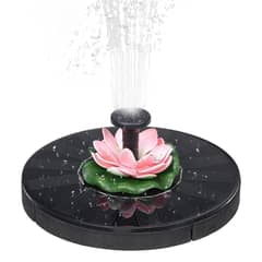 GENERICO - Fuente de flor solar redonda para jardín