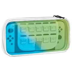 JOICO - Estuche Para Nintendo Switch Oled Tapa Acrilica Transparente Verde