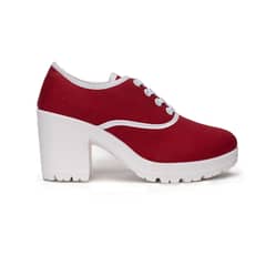 CARBIN - Zapatilla Mujer Rojo Layla