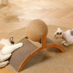 AIZO - Rascador Y Juguete Para Gatos Arco Y Bola Vertical