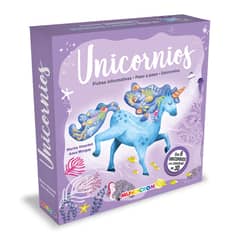 MUNDICROM - UNICORNIOS... KIT DE CONSTRUCCIÓN + LIBRO