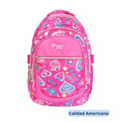 OMAS - Mochila para Niña con Estuche de Lapices 43x30x13 cm