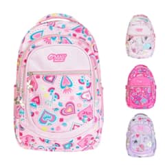 OMAS - Mochila Escolar de Niña con Estuche de Lapices 38x26x125 cm Surtido
