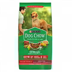 PURINA - ALIMENTO DE PERRO DOG CHOW ADULTO MED-GRAN CARNE POLLO 8 KG