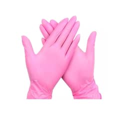 CLEANCARRIER - Guantes De Nitrilo Rosado Clean Carrier 100un Talla S