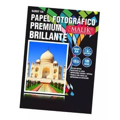 MALIK - Papel Fotografico A4 135g Glossy Pack 100