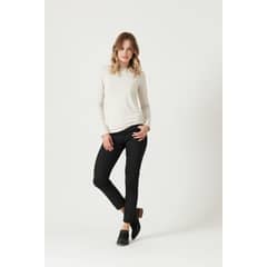 PRIVILEGE - Polera poliamida beige