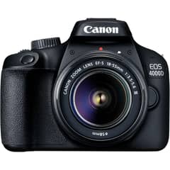 CANON - Cámara Reflex EOS 4000D Rebel T100 18-55 III